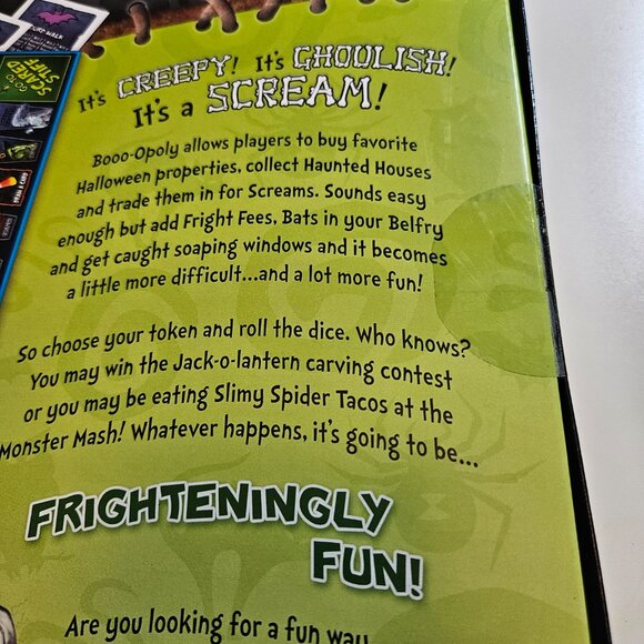 Boooo-Opoly Halloween Board Game 🎃 New Sealed (Box Flaw) - Picture 12 of 16